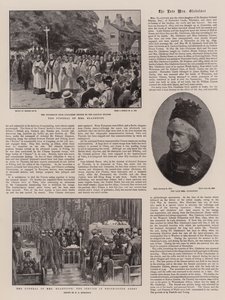Rouva Gladstonen hautajaiset